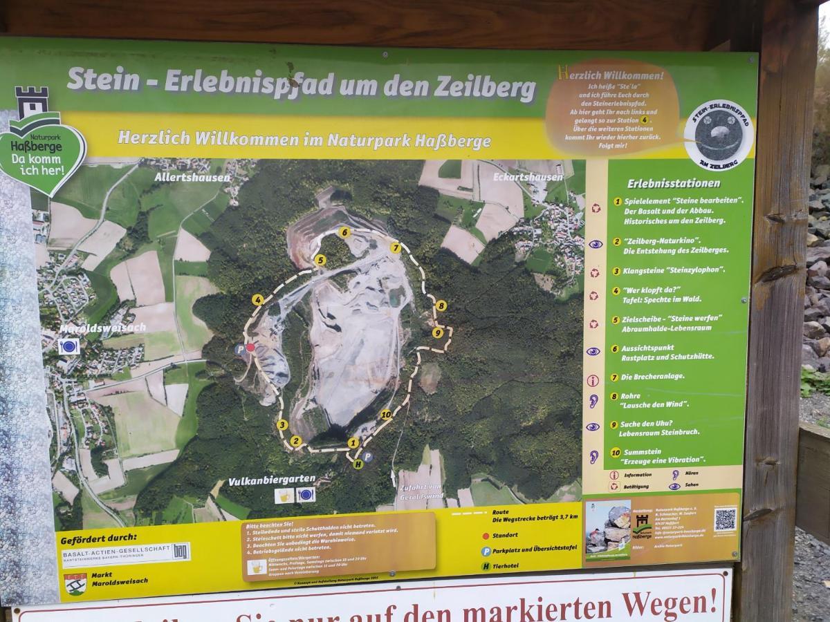 Ferienwohnung „Schau Ins Frankenland“ Burgpreppach المظهر الخارجي الصورة